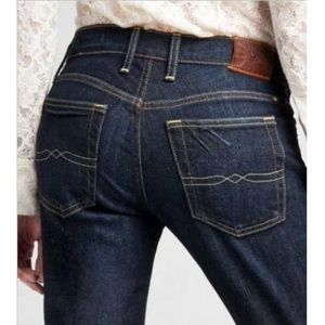 NWT Womens Size 2 2x30 Lucky Brand Classic Rider Dark Blue Denim Jeans NEW